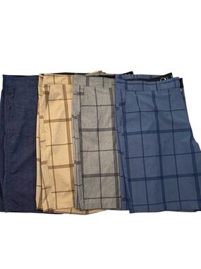 Ocean Pacific OP Flex 4-Way Stretch Men’s Shorts Plaid Size 44 Bundle of 4